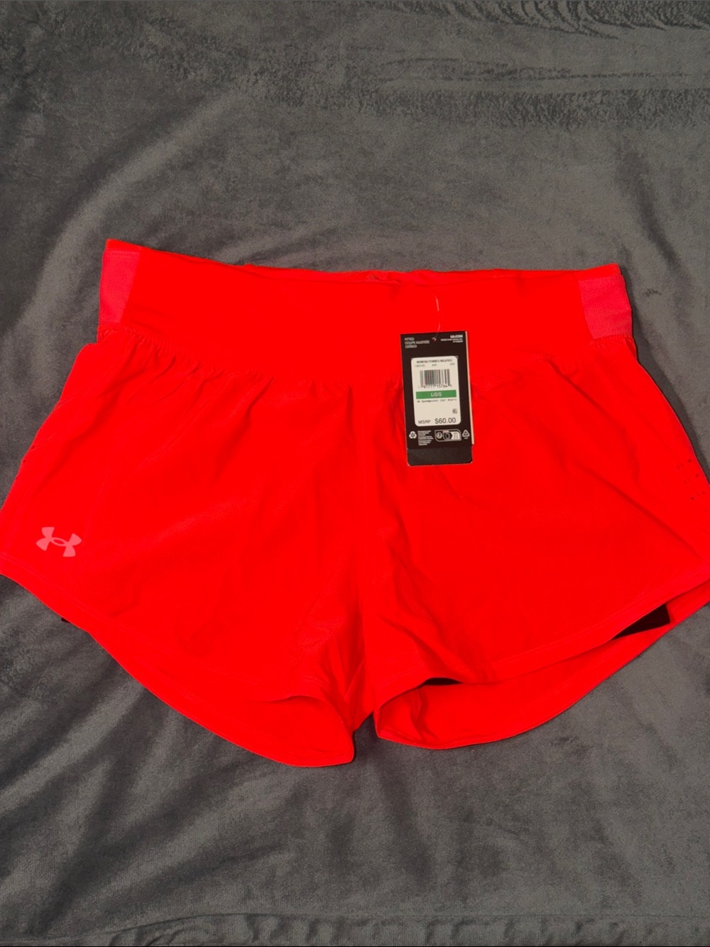 Under Armor speedpocket 2in1 shorts NWT